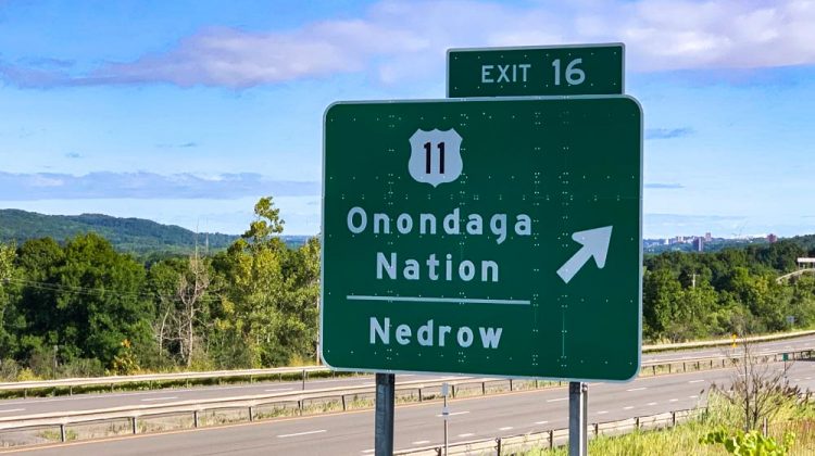Onondaga Nation I-81 Sign