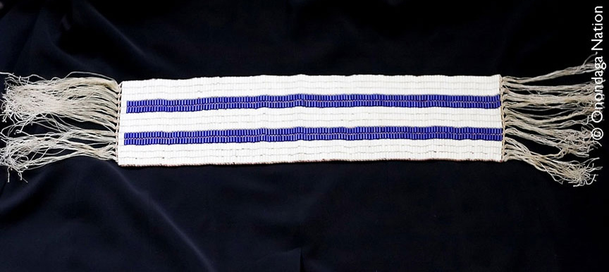 Two Row Wampum – Gä•sweñta' – Onondaga Nation